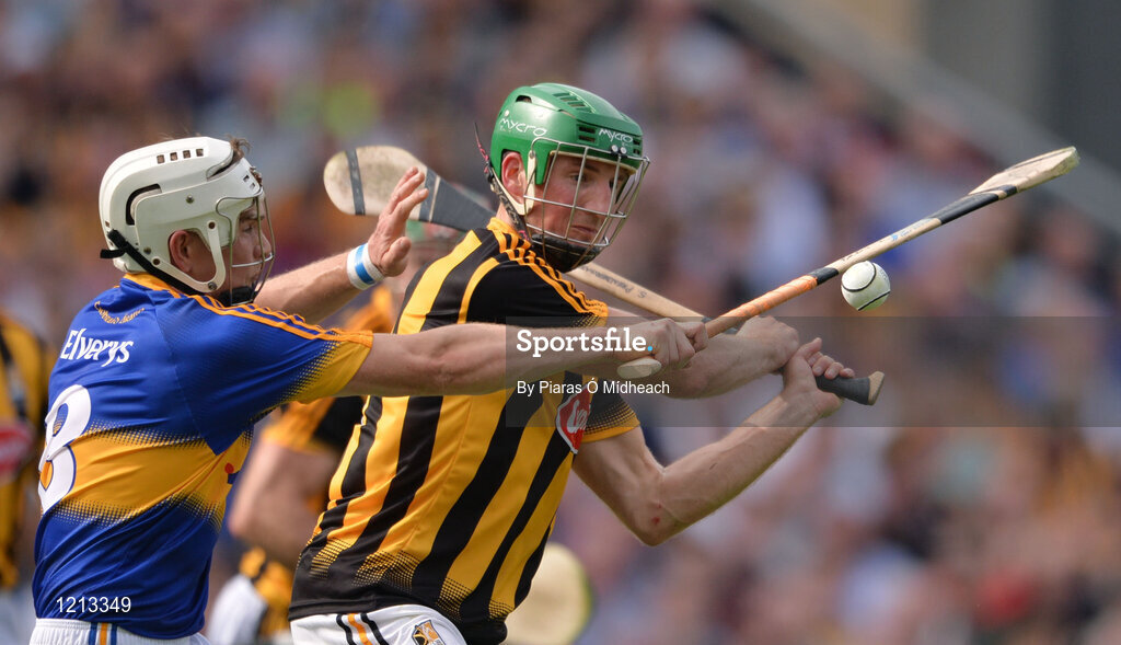 4 September 2016; Shane Prendergast of Kilkenny in action against Brendan Maher of Tipperary during the GAA Hurling All-Ireland Senior Championship Final match between Kilkenny and Tipperary at Croke Park in Dublin. Photo by Piaras Ó Mídheach/Sportsfile