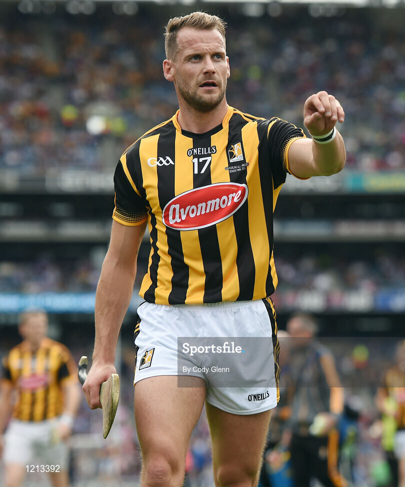 4 September 2016; Jackie Tyrrell of Kilkenny ahead of the GAA Hurling All-Ireland Senior Championship Final match between Kilkenny and Tipperary at Croke Park in Dublin. Photo by Cody Glenn/Sportsfile