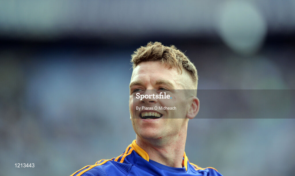 4 September 2016; Pádraic Maher of Tipperary celebrates after the GAA Hurling All-Ireland Senior Championship Final match between Kilkenny and Tipperary at Croke Park in Dublin. Photo by Piaras Ó Mídheach/Sportsfile