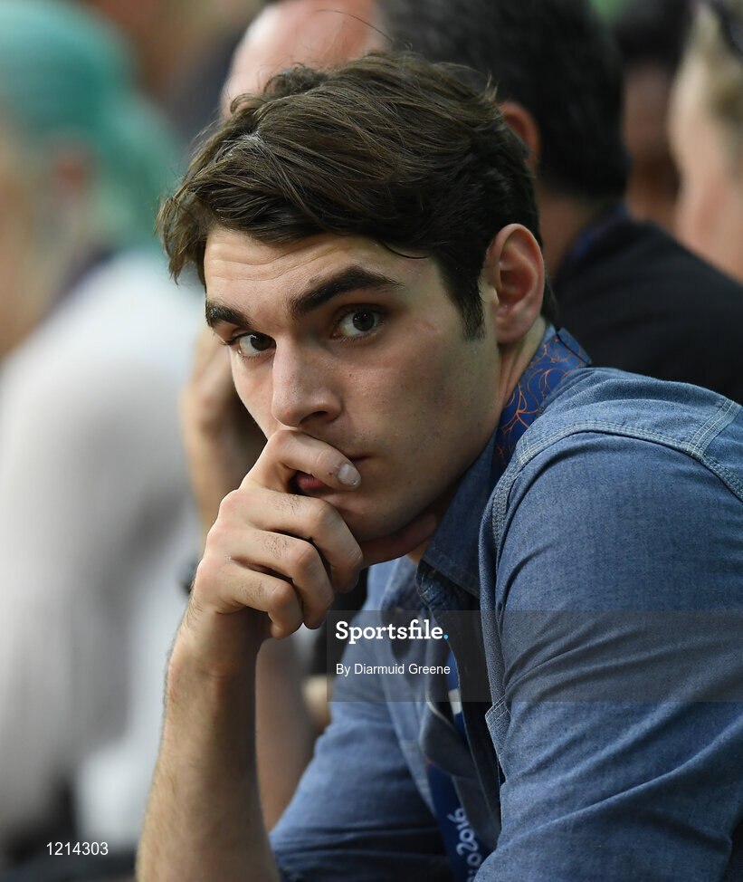 9 September 2016; Actor RJ Mitte at the Rio Olympic Velodrome during the Rio 2016 Paralympic Games in Rio de Janeiro, Brazil. Photo by Diarmuid Greene/Sportsfile