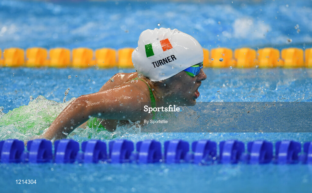 9 September 2016; Nicole Turner of Ireland in action during the Women's 50m Butterfly S6 Final at the Olympic Aquatics Stadium during the Rio 2016 Paralympic Games in Rio de Janeiro, Brazil. Photo by Sportsfile