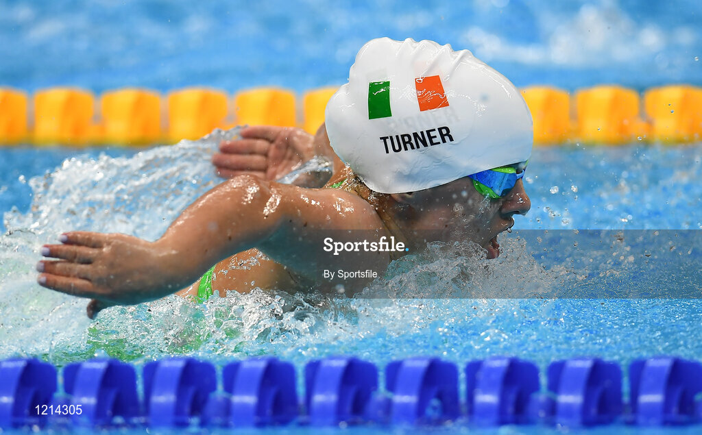9 September 2016; Nicole Turner of Ireland in action during the Women's 50m Butterfly S6 Final at the Olympic Aquatics Stadium during the Rio 2016 Paralympic Games in Rio de Janeiro, Brazil. Photo by Sportsfile