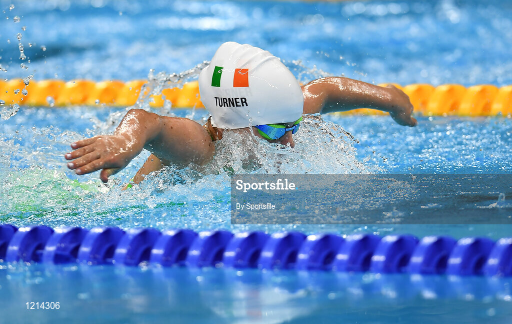 9 September 2016; Nicole Turner of Ireland in action during the Women's 50m Butterfly S6 Final at the Olympic Aquatics Stadium during the Rio 2016 Paralympic Games in Rio de Janeiro, Brazil. Photo by Sportsfile