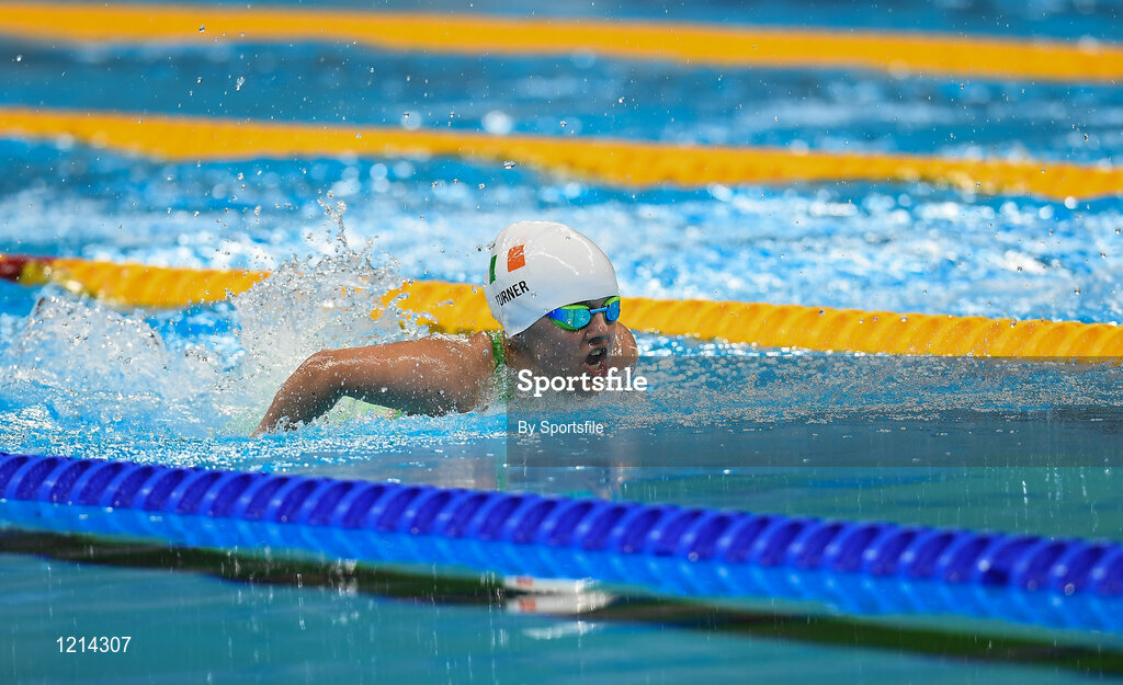 9 September 2016; Nicole Turner of Ireland in action during the Women's 50m Butterfly S6 Final at the Olympic Aquatics Stadium during the Rio 2016 Paralympic Games in Rio de Janeiro, Brazil. Photo by Sportsfile