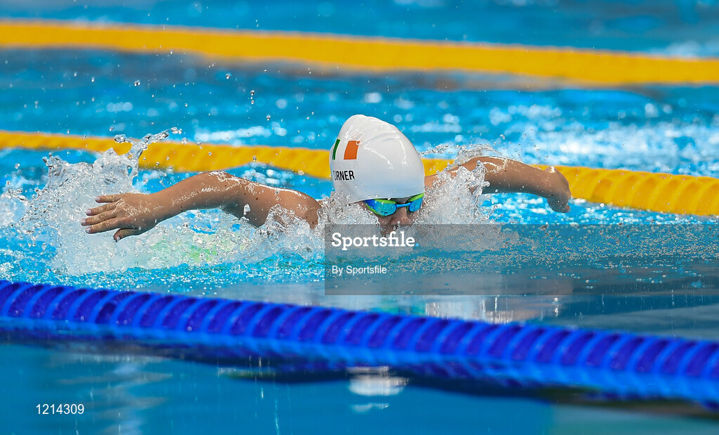 9 September 2016; Nicole Turner of Ireland in action during the Women's 50m Butterfly S6 Final at the Olympic Aquatics Stadium during the Rio 2016 Paralympic Games in Rio de Janeiro, Brazil. Photo by Sportsfile