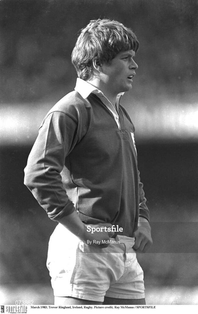 March 1983; Trevor Ringland, Ireland. Five Nations Rugby Championship, Wales v Ireland, Cardiff Arms Park, Cardiff, Wales. Picture credit; Ray McManus / SPORTSFILE