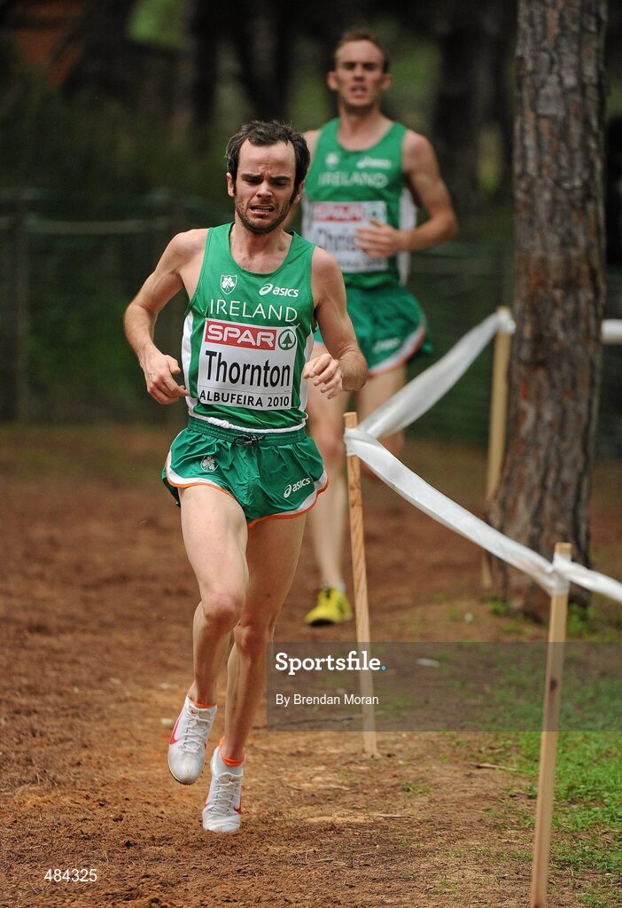 12 December 2010; Ireland's Gary Thornton in action during the Senior Men's race. 17th SPAR European Cross Country Championships, Albufeira, Portugal. Picture credit: Brendan Moran / SPORTSFILE