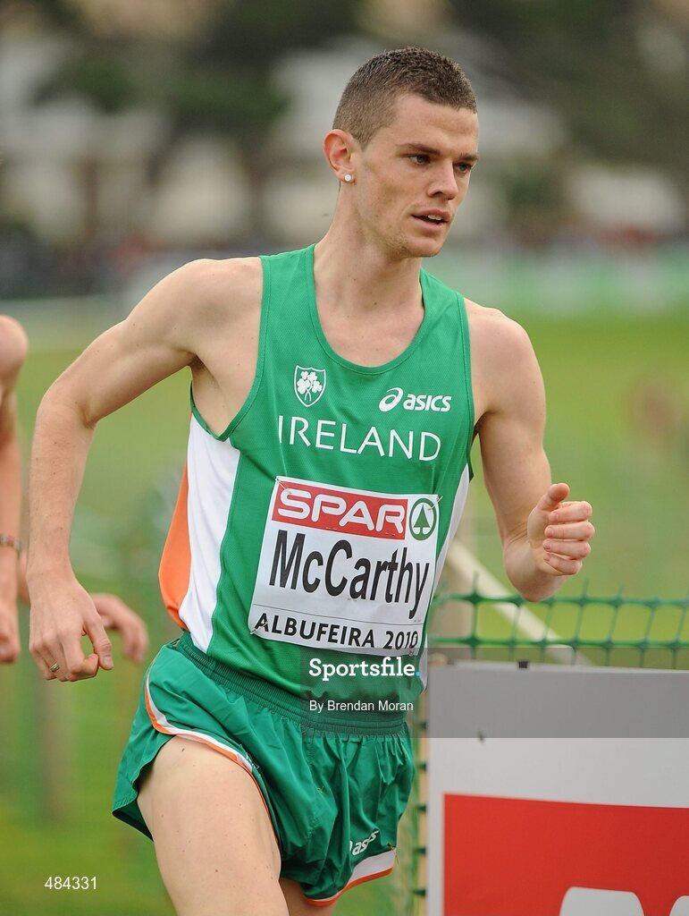 12 December 2010; Ireland's David McCarthy in action during the Men's U23 race where Ireland won the team gold. 17th SPAR European Cross Country Championships, Albufeira, Portugal. Picture credit: Brendan Moran / SPORTSFILE