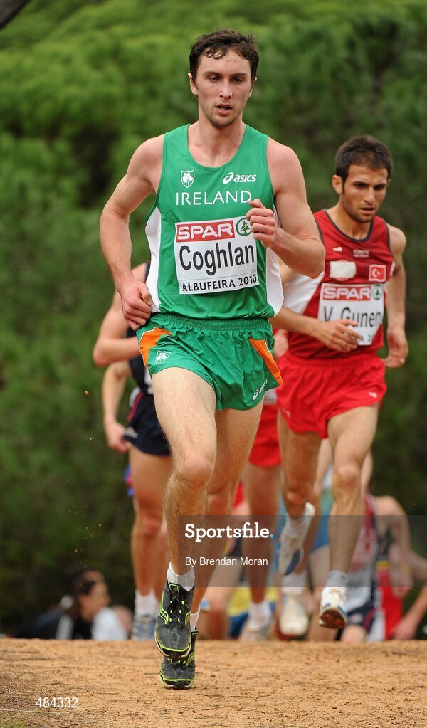 12 December 2010; Ireland's John Coghlan in action during the Men's U23 race where Ireland won the team gold. 17th SPAR European Cross Country Championships, Albufeira, Portugal. Picture credit: Brendan Moran / SPORTSFILE
