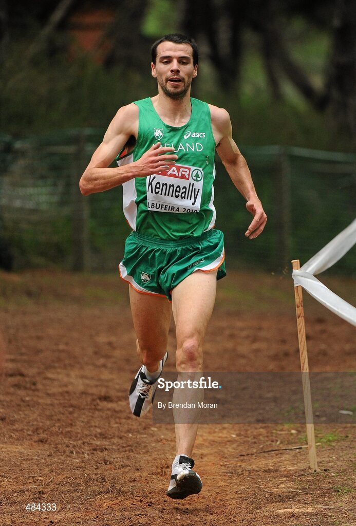 12 December 2010; Ireland's Mark Kenneally in action during the Senior Men's race. 17th SPAR European Cross Country Championships, Albufeira, Portugal. Picture credit: Brendan Moran / SPORTSFILE