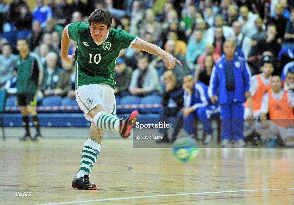 23 January 2011; Anthony Kane, Republic of Ireland. UEFA Futsal EURO 2011/12 Preliminary Round - Group F, Republic of Ireland v Israel, National Basketball Arena, Tallaght, Dublin. Picture credit: David Maher / SPORTSFILE