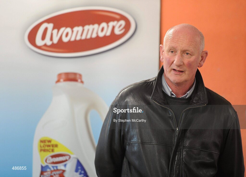 4 February 2011; Glanbia, under its Avonmore Milk brand, today launched its 2011 sponsorship of the Kilkenny county hurling teams. The company who have been Kilkenny's sponsors for over a decade will once again sponsor Senior, Minor, U21 and Intermediate county teams. As in previous years the sponsorship is performance based and also includes a players holiday bonus. At the launch Kilkenny Senior Hurling Manager Brian Cody. Glanbia Launch its 'Avonmore Milk' Sponsorship of Kilkenny Hurlers for 2011, Nowlan Park, Co. Kilkenny. Picture credit: Stephen McCarthy / SPORTSFILE