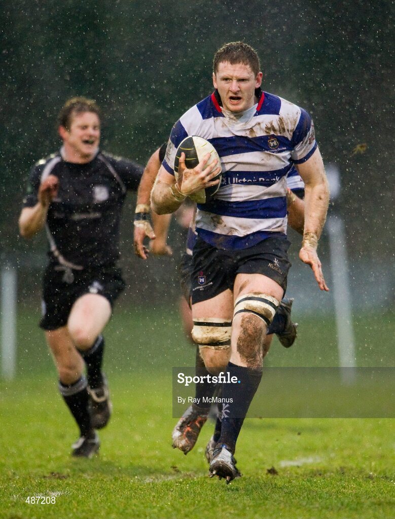 5 February 2011; Mick Noone, Blackrock College. Ulster Bank All-Ireland League Division 1A, Old Belvedere v Blackrock College RFC, Anglesea Road, Ballsbridge, Dublin. Picture credit: Ray McManus / SPORTSFILE