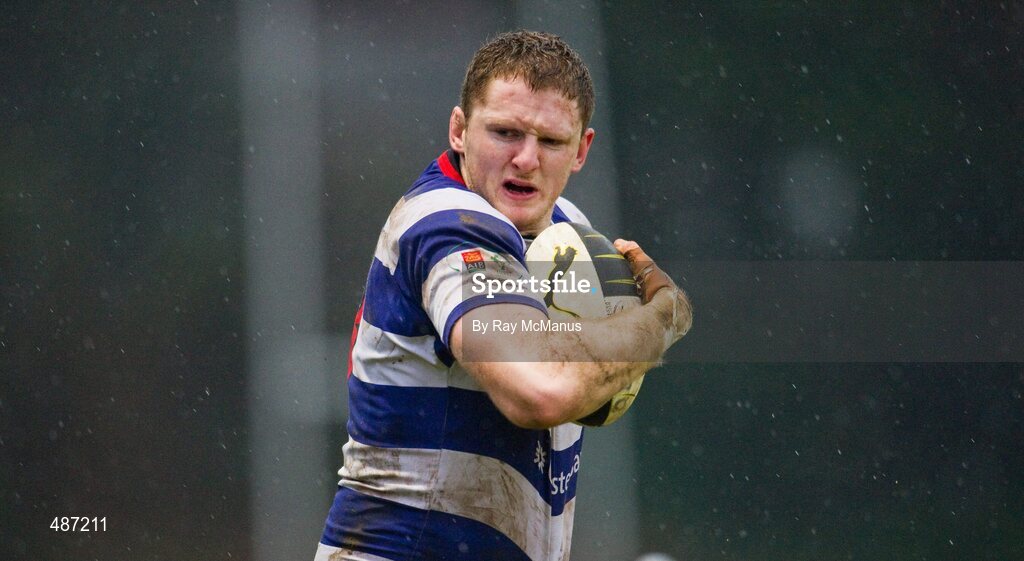 5 February 2011; Mick Noone, Blackrock College. Ulster Bank All-Ireland League Division 1A, Old Belvedere v Blackrock College RFC, Anglesea Road, Ballsbridge, Dublin. Picture credit: Ray McManus / SPORTSFILE
