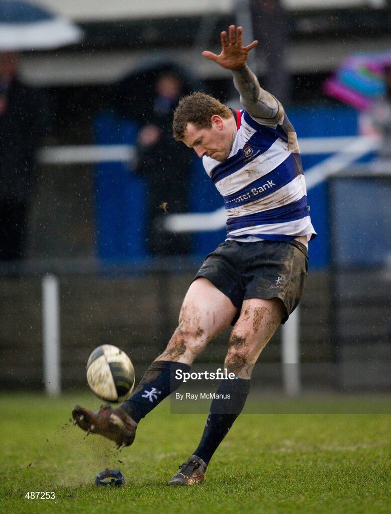 5 February 2011; Rob Keogh, Blackrock College. Ulster Bank All-Ireland League Division 1A, Old Belvedere v Blackrock College RFC, Anglesea Road, Ballsbridge, Dublin. Picture credit: Ray McManus / SPORTSFILE