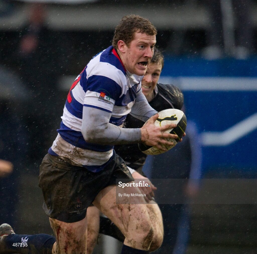 5 February 2011; Rob Keogh, Blackrock College. Ulster Bank All-Ireland League Division 1A, Old Belvedere v Blackrock College RFC, Anglesea Road, Ballsbridge, Dublin. Picture credit: Ray McManus / SPORTSFILE