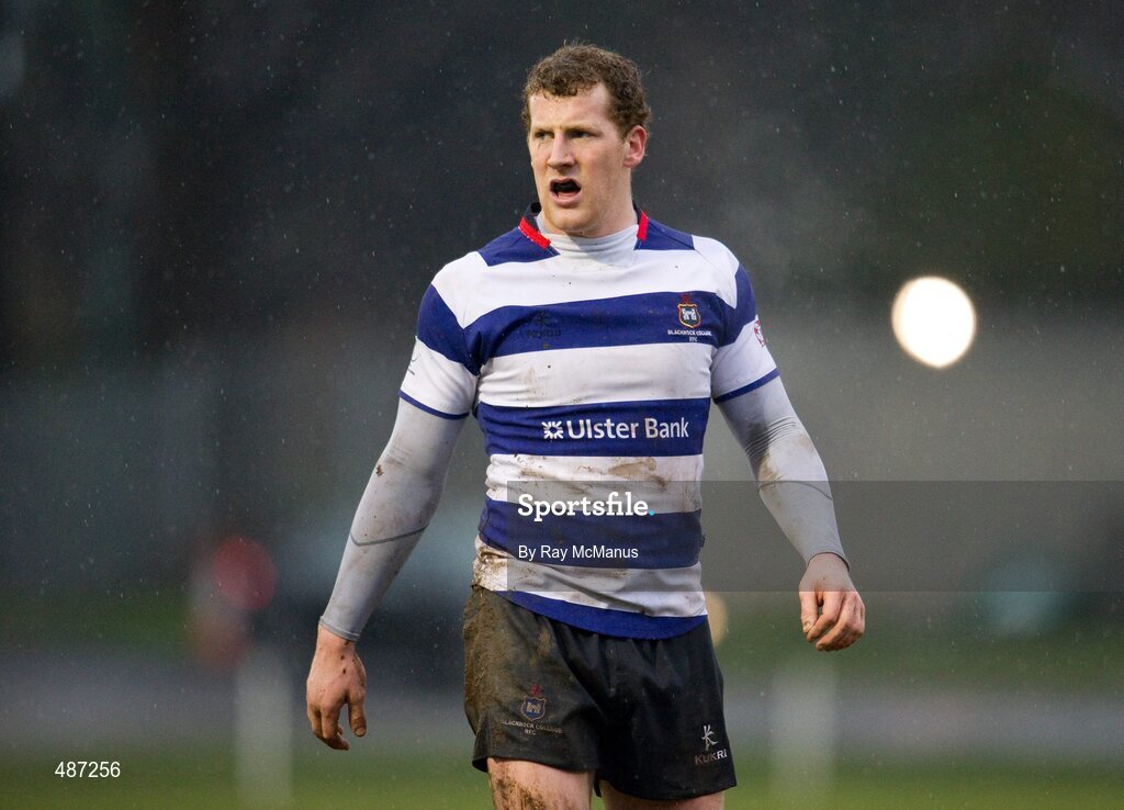 5 February 2011; Rob Keogh, Blackrock College. Ulster Bank All-Ireland League Division 1A, Old Belvedere v Blackrock College RFC, Anglesea Road, Ballsbridge, Dublin. Picture credit: Ray McManus / SPORTSFILE