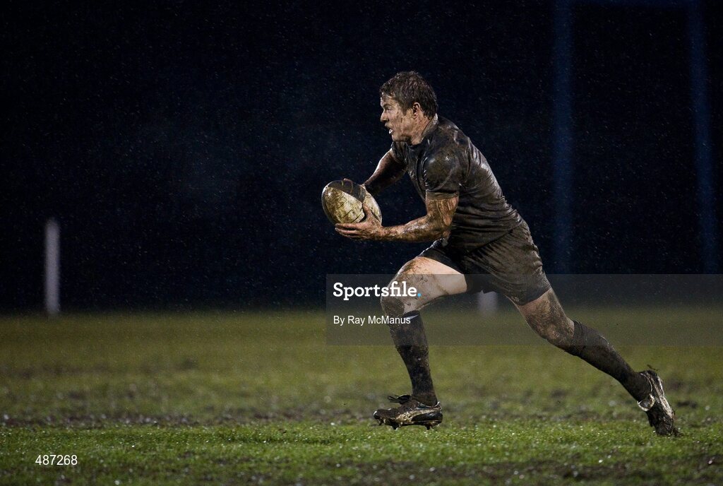 5 February 2011; Andy Dunne, Old Belvedere. Ulster Bank All-Ireland League Division 1A, Old Belvedere v Blackrock College RFC, Anglesea Road, Ballsbridge, Dublin. Picture credit: Ray McManus / SPORTSFILE