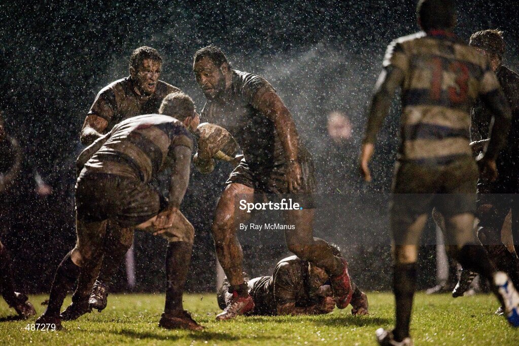 5 February 2011; Leo Auva'a, Old Belvedere. Ulster Bank All-Ireland League Division 1A, Old Belvedere v Blackrock College RFC, Anglesea Road, Ballsbridge, Dublin. Picture credit: Ray McManus / SPORTSFILE