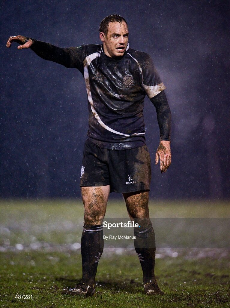 5 February 2011; Kevin Bardon, Old Belvedere. Ulster Bank All-Ireland League Division 1A, Old Belvedere v Blackrock College RFC, Anglesea Road, Ballsbridge, Dublin. Picture credit: Ray McManus / SPORTSFILE