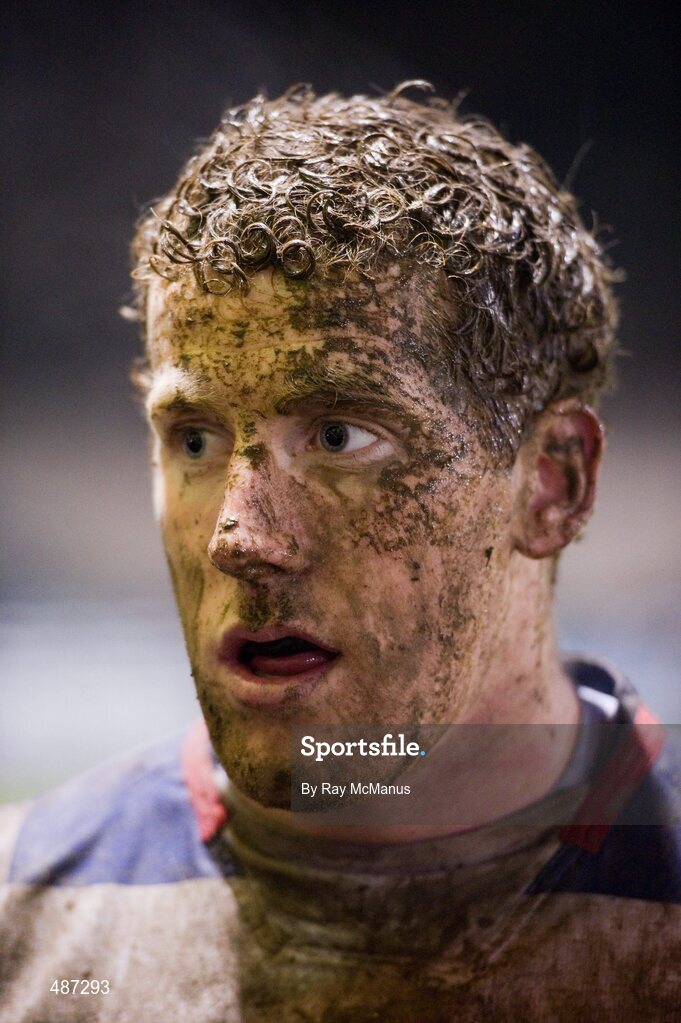 5 February 2011; Rob Keogh, Blackrock College, after the game. Ulster Bank All-Ireland League Division 1A, Old Belvedere v Blackrock College RFC, Anglesea Road, Ballsbridge, Dublin. Picture credit: Ray McManus / SPORTSFILE