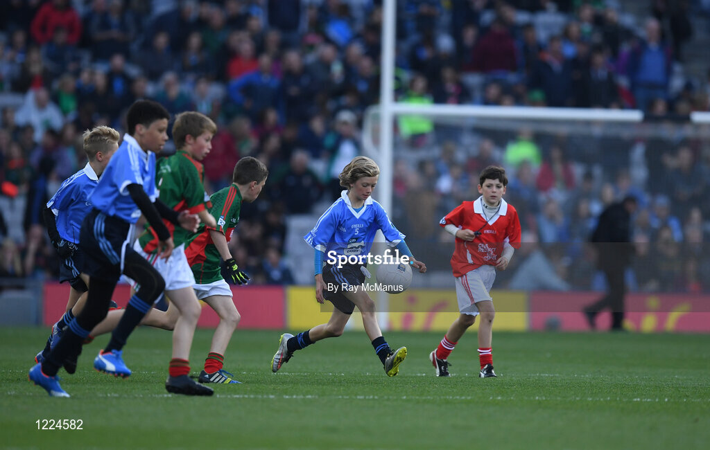 1 October 2016; Padraic Kehoe, O'Dwyers GAA, Balbriggan, Dublin, in action during the INTO Cumann na mBunscol GAA Respect Exhibition Go Games at the GAA Football All-Ireland Senior Championship Final Replay match between Dublin and Mayo at Croke Park in Dublin. Photo by Ray McManus/Sportsfile