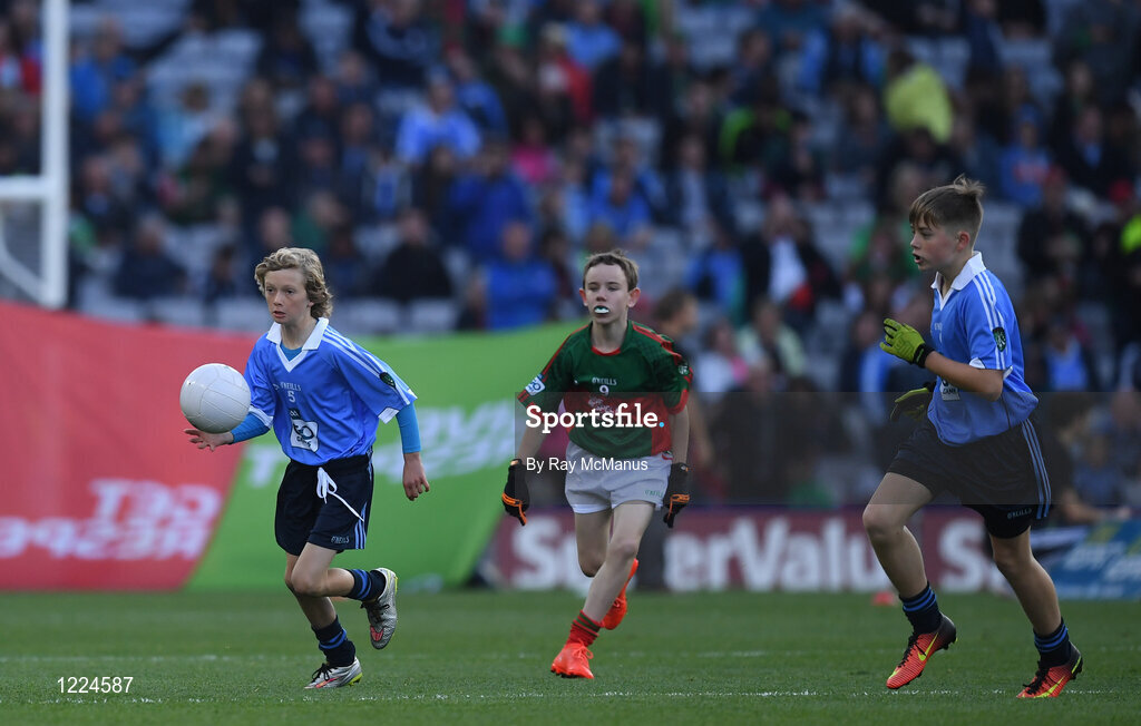 1 October 2016; Padraic Kehoe, O'Dwyers GAA, Balbriggan, Dublin, in action during the INTO Cumann na mBunscol GAA Respect Exhibition Go Games at the GAA Football All-Ireland Senior Championship Final Replay match between Dublin and Mayo at Croke Park in Dublin. Photo by Ray McManus/Sportsfile