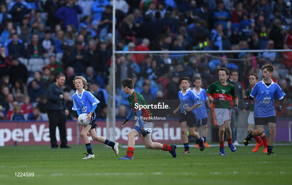 1 October 2016; Padraic Kehoe, O'Dwyers GAA, Balbriggan, Dublin, during the INTO Cumann na mBunscol GAA Respect Exhibition Go Games at the GAA Football All-Ireland Senior Championship Final Replay match between Dublin and Mayo at Croke Park in Dublin. Photo by Ray McManus/Sportsfile