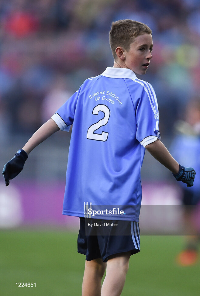 1 October 2016; Daniel Gorey, Naomh Mearnóg GAA, Portmarnock, Dublin, during the INTO Cumann na mBunscol GAA Respect Exhibition Go Games at the GAA Football All-Ireland Senior Championship Final Replay match between Dublin and Mayo at Croke Park in Dublin. Photo by David Maher/Sportsfile