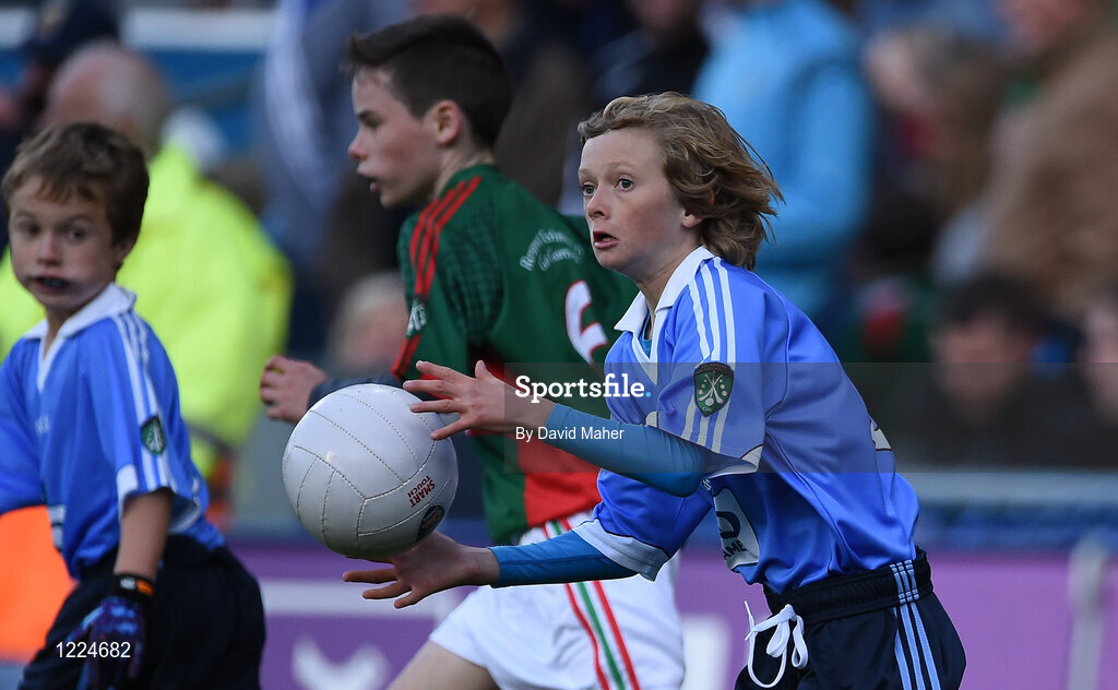 1 October 2016; Padraic Kehoe, O'Dwyers GAA, Balbriggan, Dublin,  during the INTO Cumann na mBunscol GAA Respect Exhibition Go Games at the GAA Football All-Ireland Senior Championship Final Replay match between Dublin and Mayo at Croke Park in Dublin.. Photo by David Maher/Sportsfile