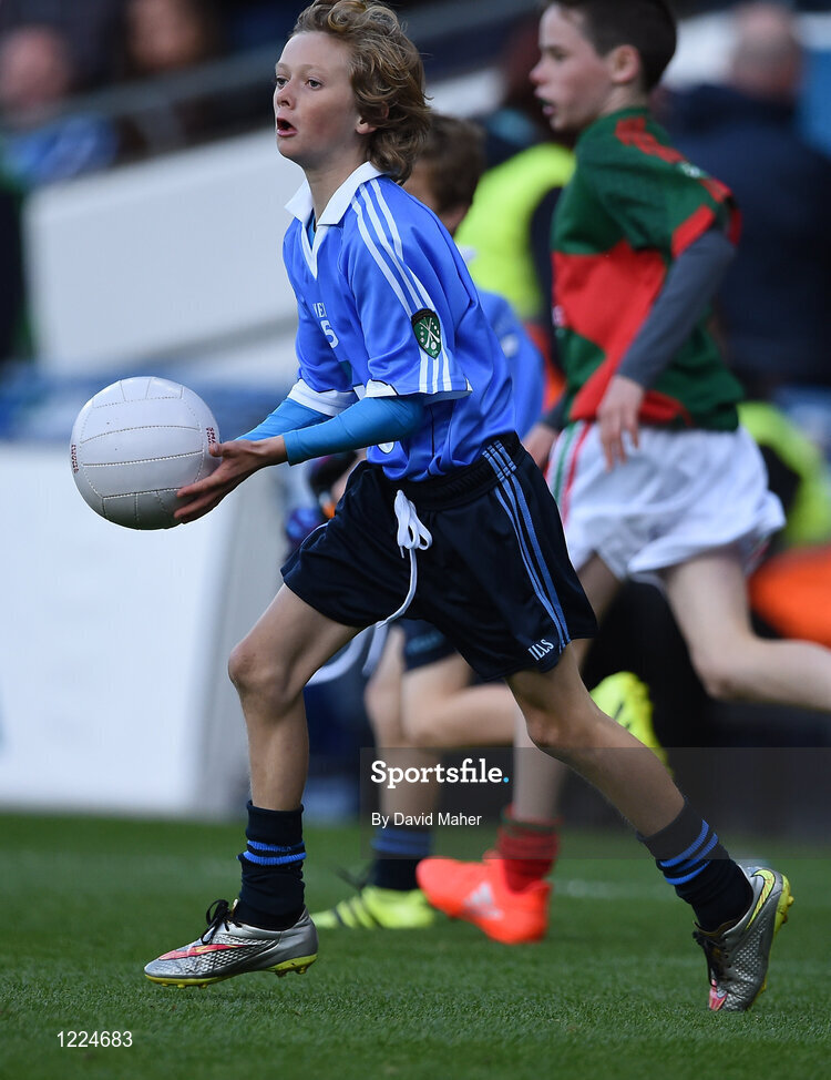 1 October 2016; Padraic Kehoe, O'Dwyers GAA, Balbriggan, Dublin,  during the INTO Cumann na mBunscol GAA Respect Exhibition Go Games at the GAA Football All-Ireland Senior Championship Final Replay match between Dublin and Mayo at Croke Park in Dublin. Photo by David Maher/Sportsfile