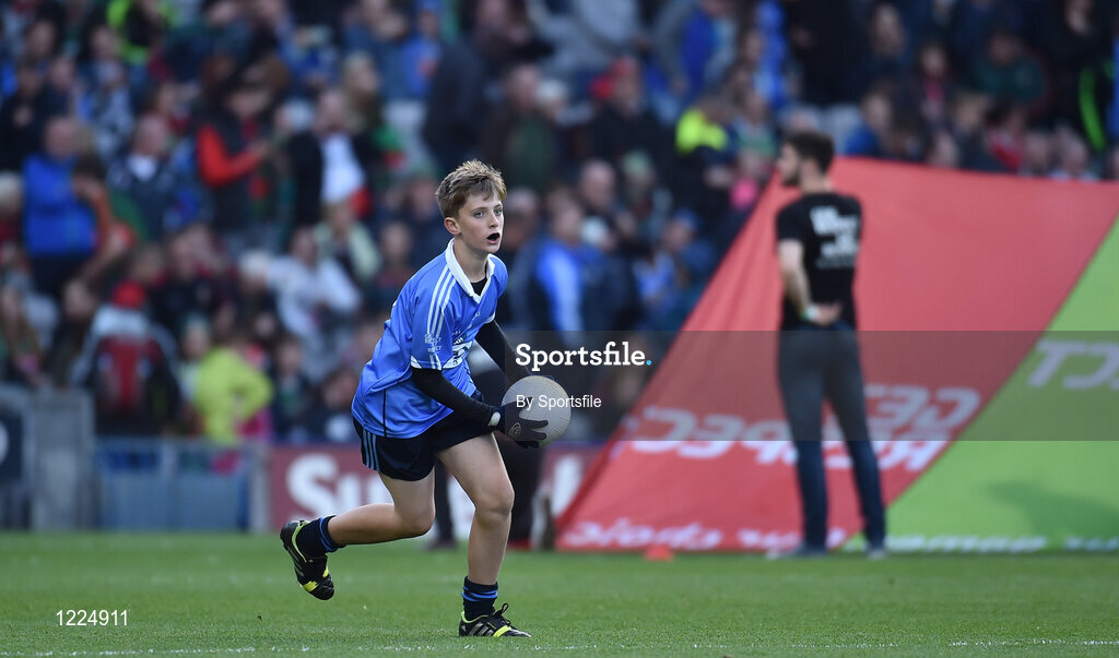 1 October 2016; Cormac Dignam, St Vincent's GAA, Marino, Dublin, during the INTO Cumann na mBunscol GAA Respect Exhibition Go Games at the GAA Football All-Ireland Senior Championship Final Replay match between Dublin and Mayo at Croke Park in Dublin. Photo by Sportsfile