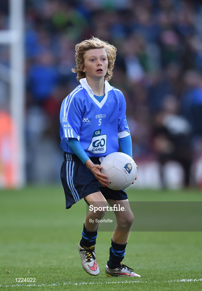 1 October 2016; Padraic Kehoe, O'Dwyers GAA, Balbriggan, Dublin, during the INTO Cumann na mBunscol GAA Respect Exhibition Go Games at the GAA Football All-Ireland Senior Championship Final Replay match between Dublin and Mayo at Croke Park in Dublin. Photo by Sportsfile