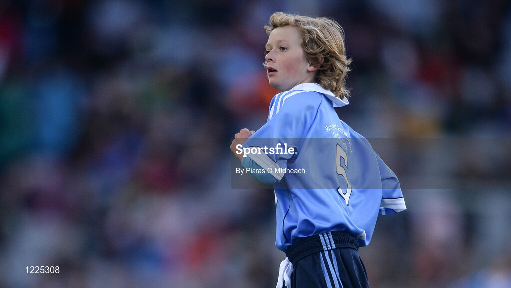 1 October 2016; Padraic Kehoe, O'Dwyers GAA, Balbriggan, Dublin, during the INTO Cumann na mBunscol GAA Respect Exhibition Go Games at the GAA Football All-Ireland Senior Championship Final Replay match between Dublin and Mayo at Croke Park in Dublin. Photo by Piaras Ó Mídheach/Sportsfile