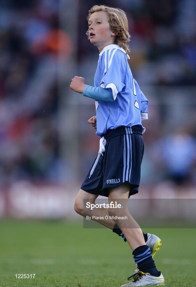 1 October 2016; Padraic Kehoe, O'Dwyers GAA, Balbriggan, Dublin, during the INTO Cumann na mBunscol GAA Respect Exhibition Go Games at the GAA Football All-Ireland Senior Championship Final Replay match between Dublin and Mayo at Croke Park in Dublin. Photo by Piaras Ó Mídheach/Sportsfile