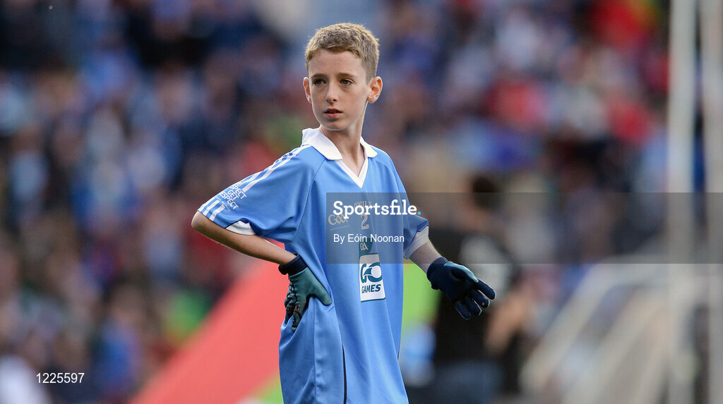 1 October 2016; Daniel Gorey, Naomh Mearnóg GAA, Portmarnock, Dublin during the INTO Cumann na mBunscol GAA Respect Exhibition Go Games at the GAA Football All-Ireland Senior Championship Final Replay match between Dublin and Mayo at Croke Park in Dublin. Photo by Eóin Noonan/Sportsfile