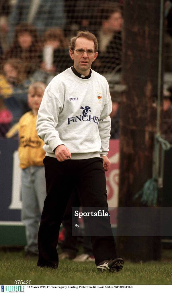12 March 1995; Fr. Tom Fogarty. Hurling. Picture credit; David Maher / SPORTSFILE