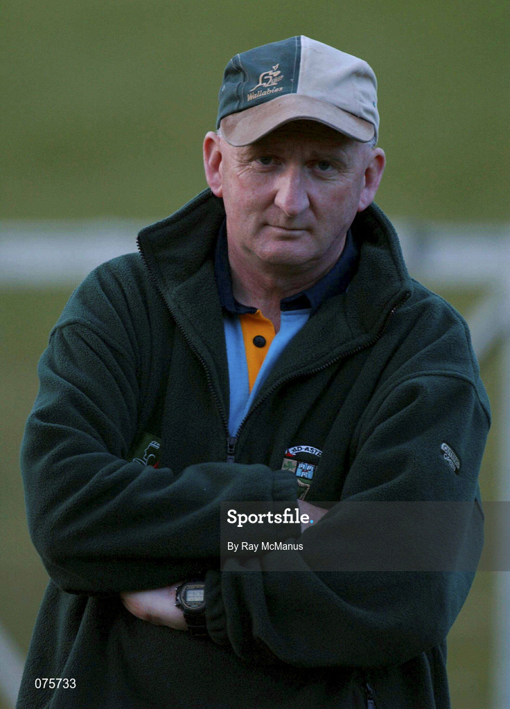 27 October 2001; John McClean, UCD Director of Rugby. Picture credit; Ray McManus / SPORTSFILE *EDI*