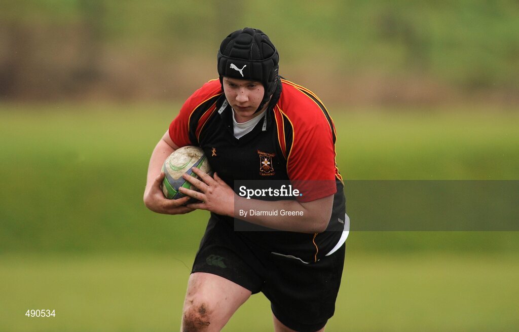 16 February 2011; Brian Masterson, Ardscoil Ris. Avonmore Milk Munster Schools Senior Cup, Ardscoil Ris v Rockwell College, Clanwilliam RFC, Tipperary Town, Tipperary. Picture credit: Diarmuid Greene / SPORTSFILE