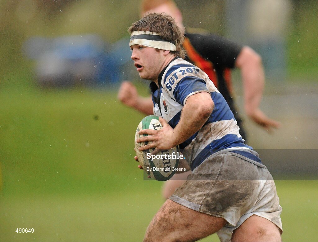 16 February 2011; Cian O'Donnell, Rockwell College. Avonmore Milk Munster Schools Senior Cup, Ardscoil Ris v Rockwell College, Clanwilliam RFC, Tipperary Town, Tipperary. Picture credit: Diarmuid Greene / SPORTSFILE