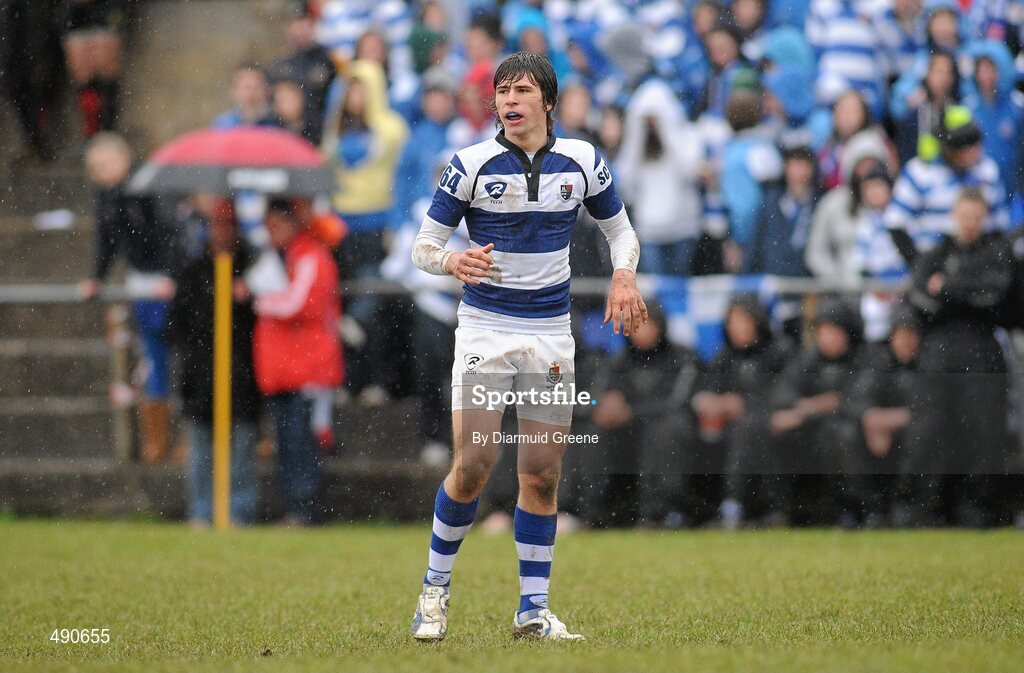 16 February 2011; Harry McNulty, Rockwell College. Avonmore Milk Munster Schools Senior Cup, Ardscoil Ris v Rockwell College, Clanwilliam RFC, Tipperary Town, Tipperary. Picture credit: Diarmuid Greene / SPORTSFILE