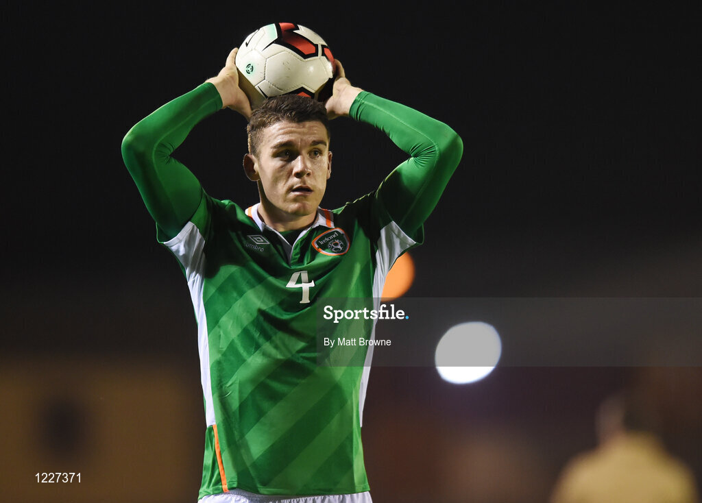 7 October 2016; Courtney Duffus of Republic of Ireland during the UEFA U21 Championship Qualifier match between Republic of Ireland and Serbia at the RSC, Waterford. Photo by Matt Browne/Sportsfile