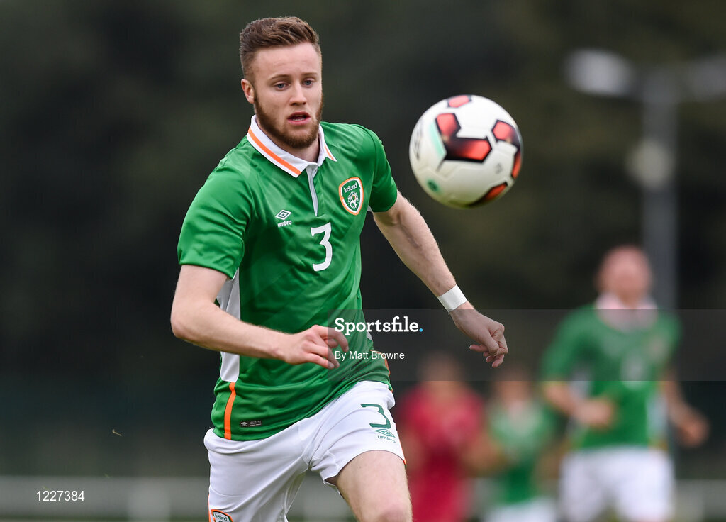 7 October 2016; Kevin O’Connor of Republic of Ireland during the UEFA U21 Championship Qualifier match between Republic of Ireland and Serbia at the RSC, Waterford. Photo by Matt Browne/Sportsfile