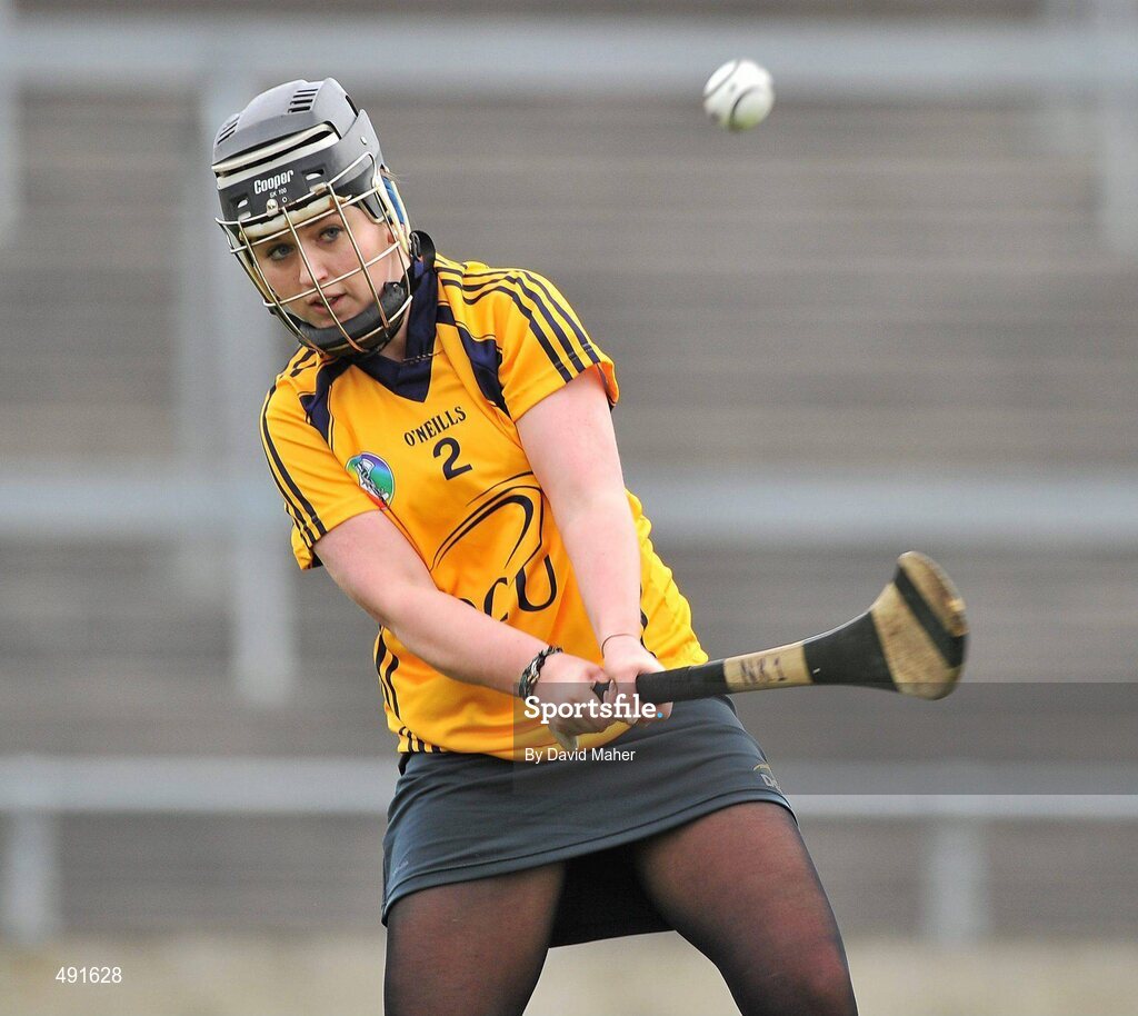 20 February 2011; Niamh Kelly, DCU. Purcell Cup Final, DCU v Queens University Belfast, Pearse Stadium, Salthill, Galway. Picture credit: David Maher / SPORTSFILE