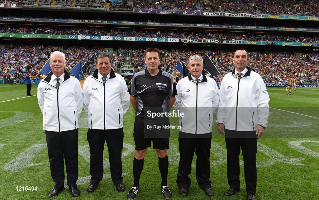 4 September 2016; Match official before the GAA Hurling All-Ireland Senior Championship Final match between Kilkenny and Tipperary at Croke Park in Dublin. Photo by Ray McManus/Sportsfile