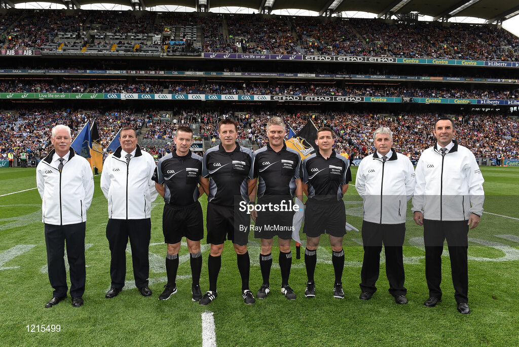 4 September 2016; Match official before the GAA Hurling All-Ireland Senior Championship Final match between Kilkenny and Tipperary at Croke Park in Dublin. Photo by Ray McManus/Sportsfile