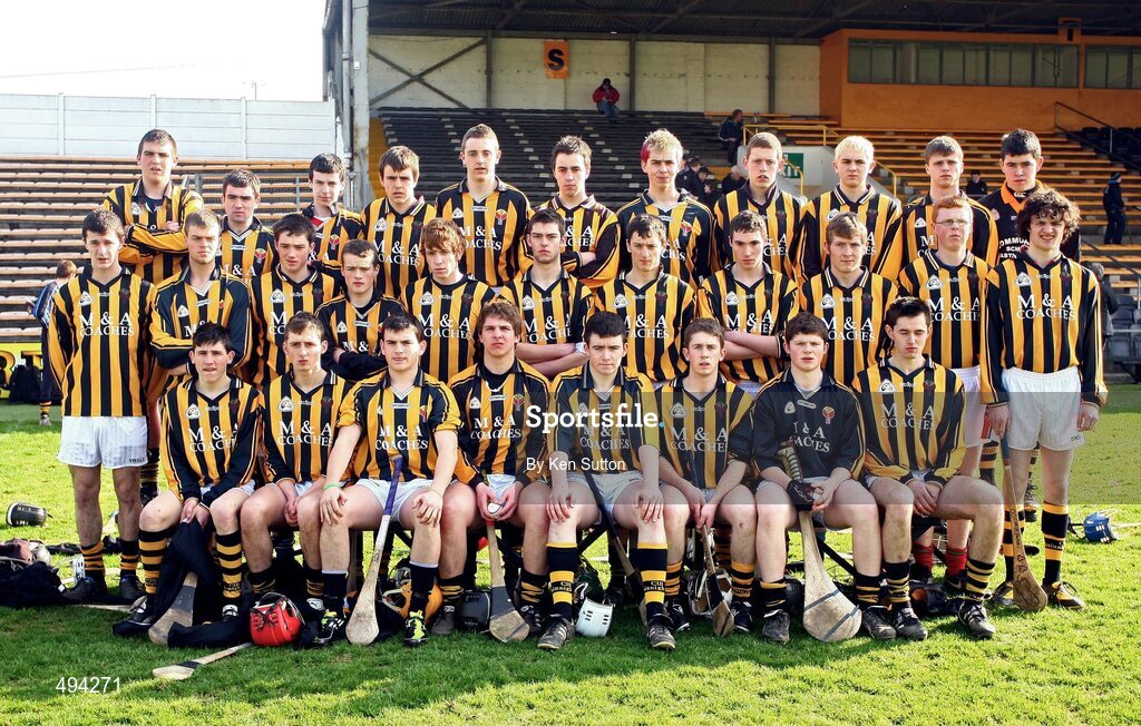 2 March 2011; The Castlecomer Community School squad. Leinster Colleges Senior A Hurling Championship Final, Castlecomer CS v St Kieran’s College, Nowlan Park, Kilkenny. Picture credit: Ken Sutton / SPORTSFILE