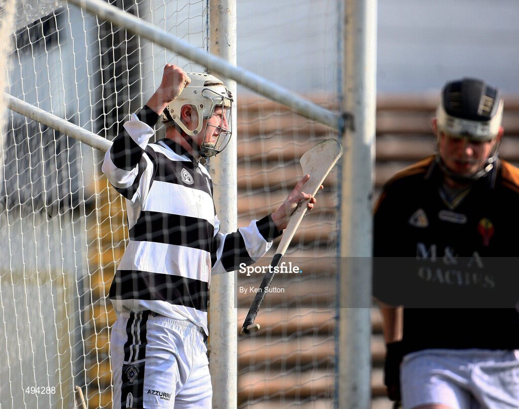2 March 2011; John Power, St Kieran’s College, celebrates his side's opening score. Leinster Colleges Senior A Hurling Championship Final, Castlecomer CS v St Kieran’s College, Nowlan Park, Kilkenny. Picture credit: Ken Sutton / SPORTSFILE