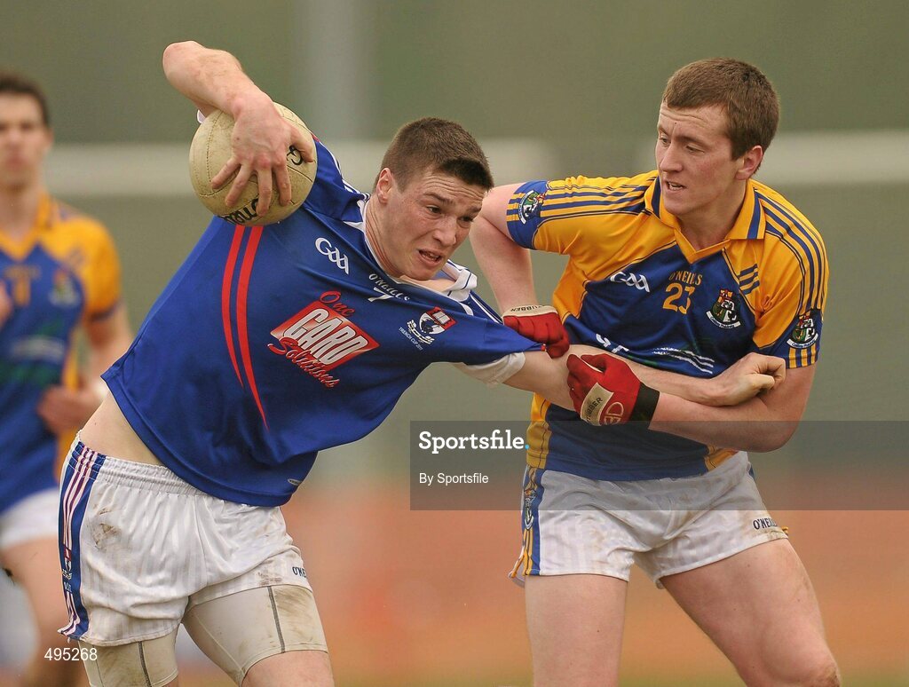 5 March 2011; Donnacha Tobin, WIT, in action against Cillian O'Connor, Colaiste Phadraig. Trench Cup Final, Colaiste Phadraig v WIT, New GAA, UCD, Belfield, Dublin. Photo by Sportsfile