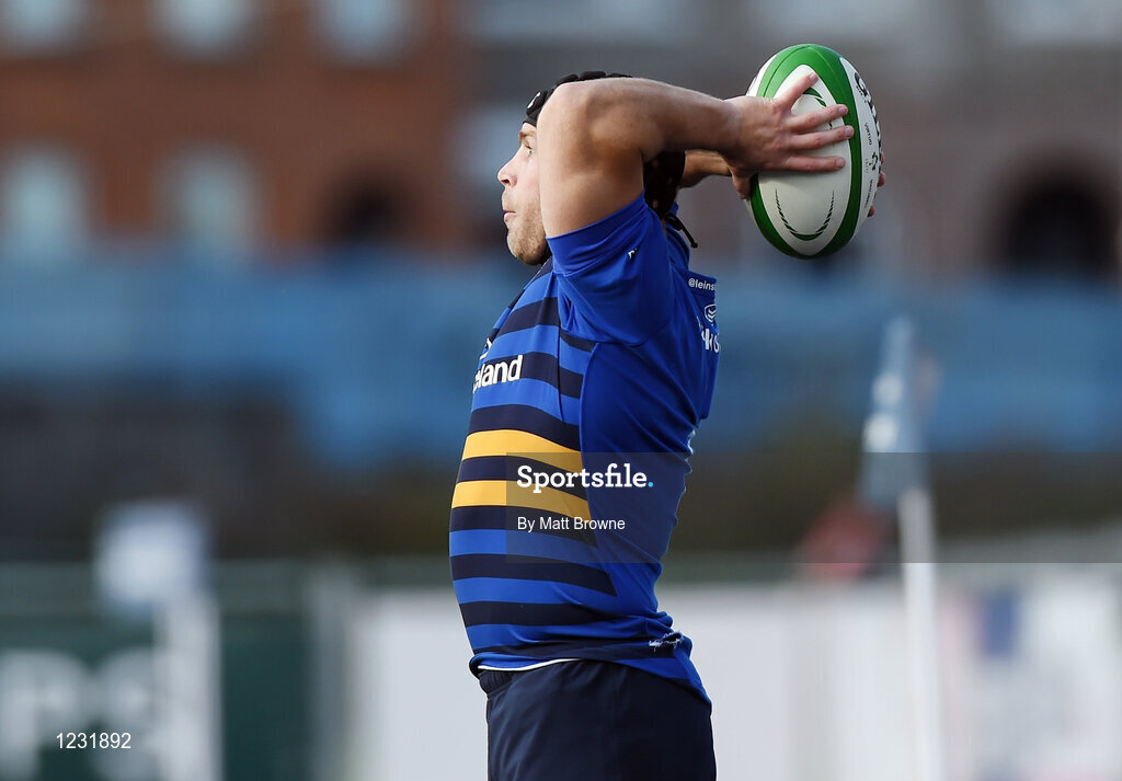 22 October 2016; Richardt Strauss of Leinster A during the British & Irish Cup Pool 4 match between Leinster A and Nottingham Rugby at Donnybrook Stadium in Donnybrook, Dublin. Photo by Matt Browne/Sportsfile